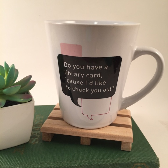 Librarian Library Card Coffee Cup Mug Book Lover - Picture 5 of 5